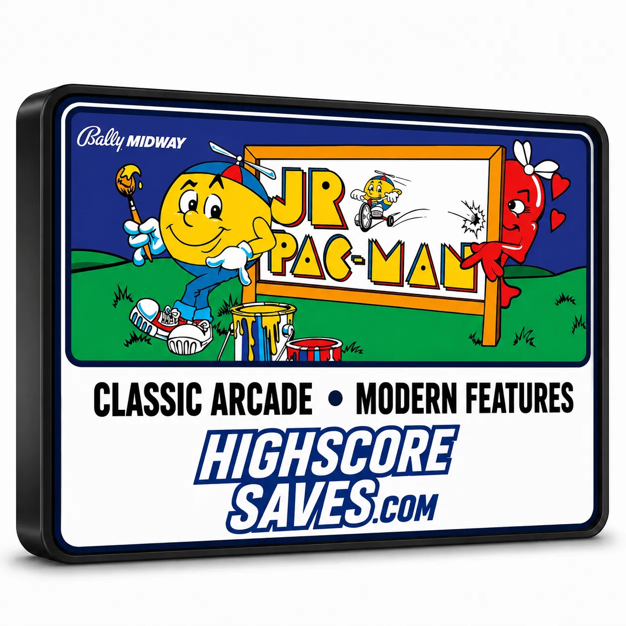 Jr Pacman Free Play and High Score Save Kit