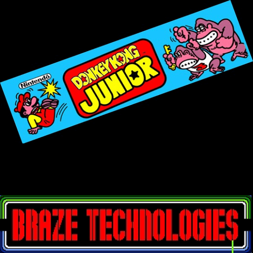 Braze Donkey Kong Jr Free Play and High Score Save Kit Braze Donkey Kong Jr Free Play and High Score Save Kit