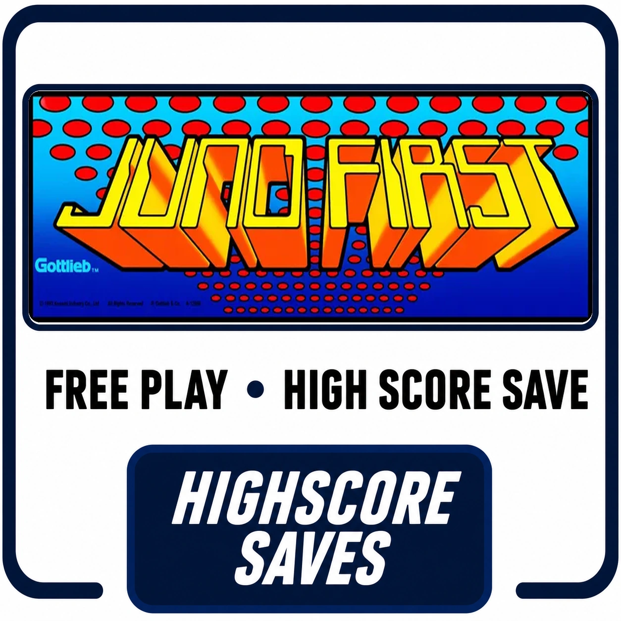 Juno First Free Play and High Score Save Kit