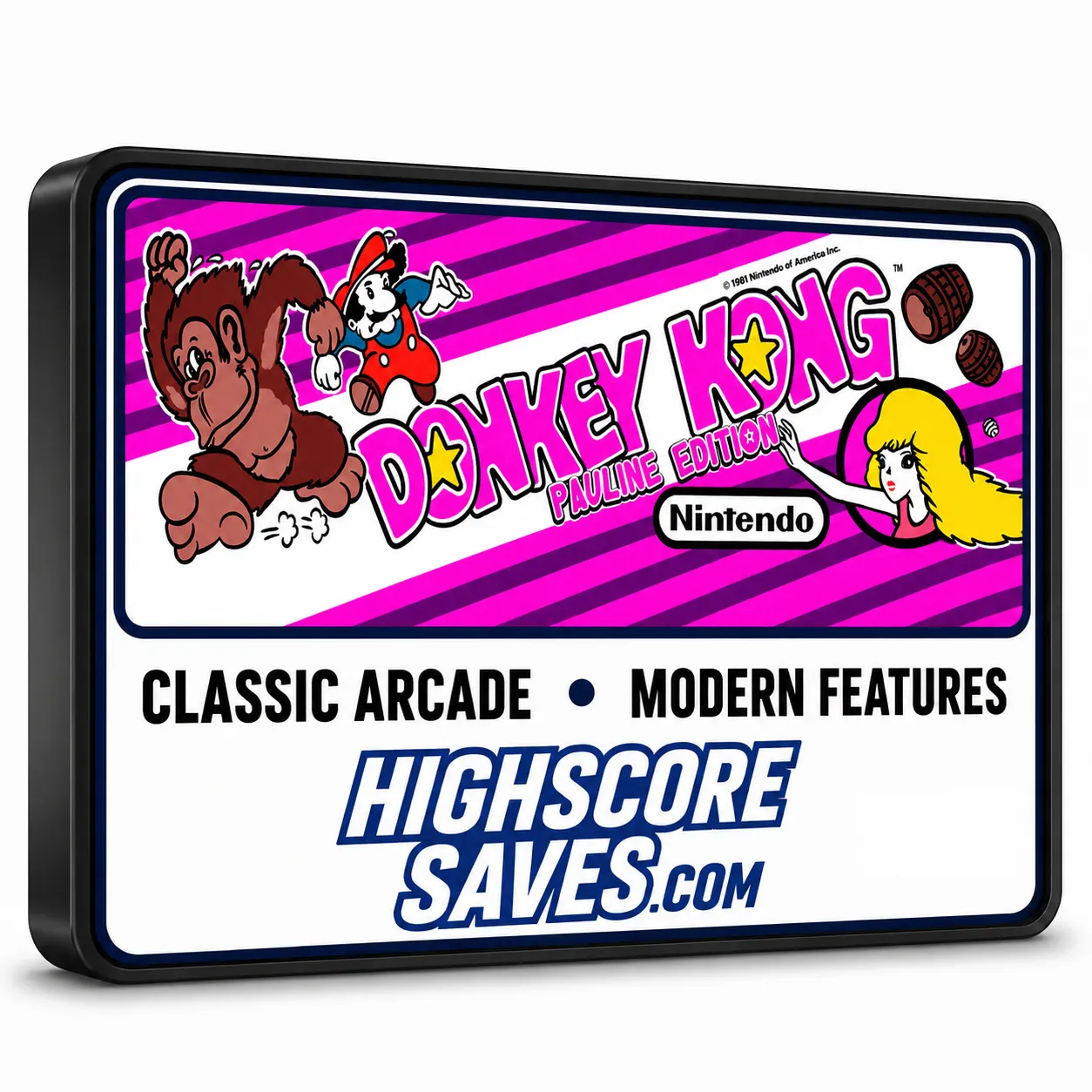 Donkey Kong | Pauline Edition Free Play and High Score Save Kit