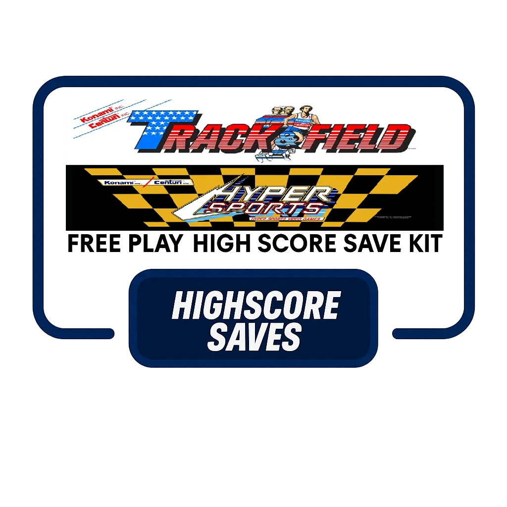 Hyper Sports | Track and Field | Rearranged Multigame Free Play and High Score Save Kit