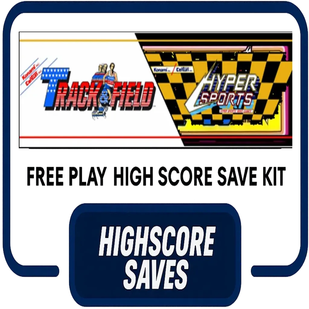 Hyper Sports | Track and Field | Rearranged Multigame Free Play and High Score Save Kit