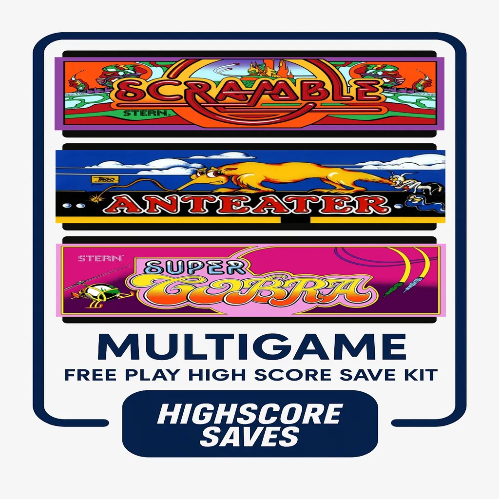 Scramble | Super Cobra Multigame Free Play and High Score Save Kit