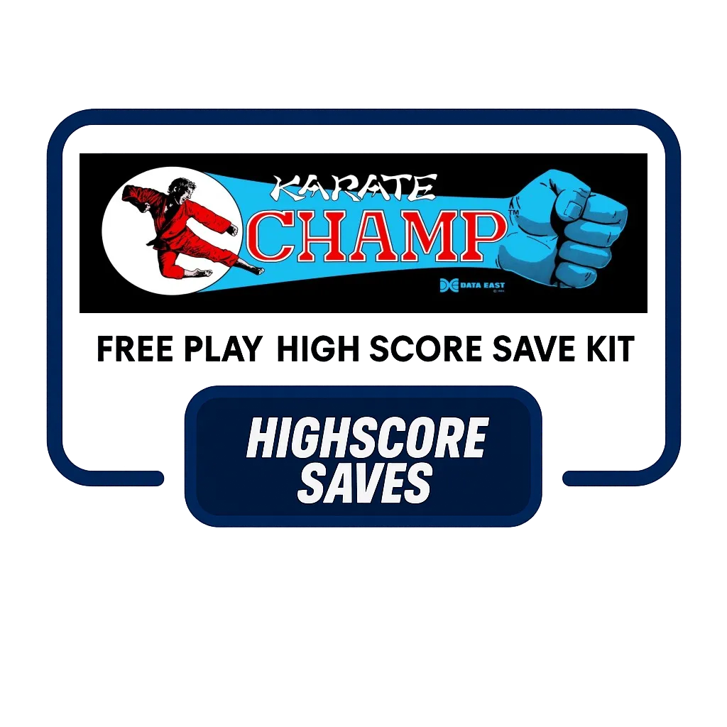 Karate Champ Player vs Player Free Play and High Score Save Kit Karate Champ Player vs Player Free Play and High Score Save Kit