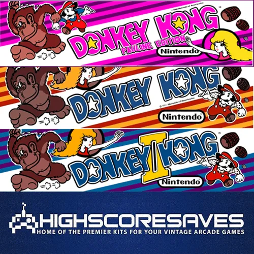 Donkey Kong | D2K | Pauline Edition DK Free Play and High Score Save Kit Copy Donkey Kong | D2K | Pauline Edition DK Free Play and High Score Save Kit Copy