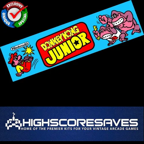 Donkey Kong Jr Free Play and High Score Save Kit Donkey Kong Jr Free Play and High Score Save Kit