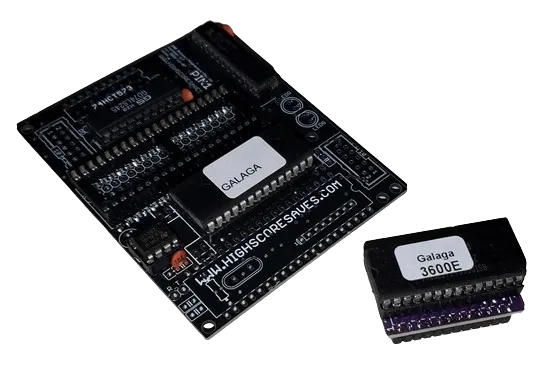 Galaga Free Play and High Score Save Kit – Main product picture for Midway arcade board Galaga Free Play and High Score Save Kit product image for Midway arcade PCB