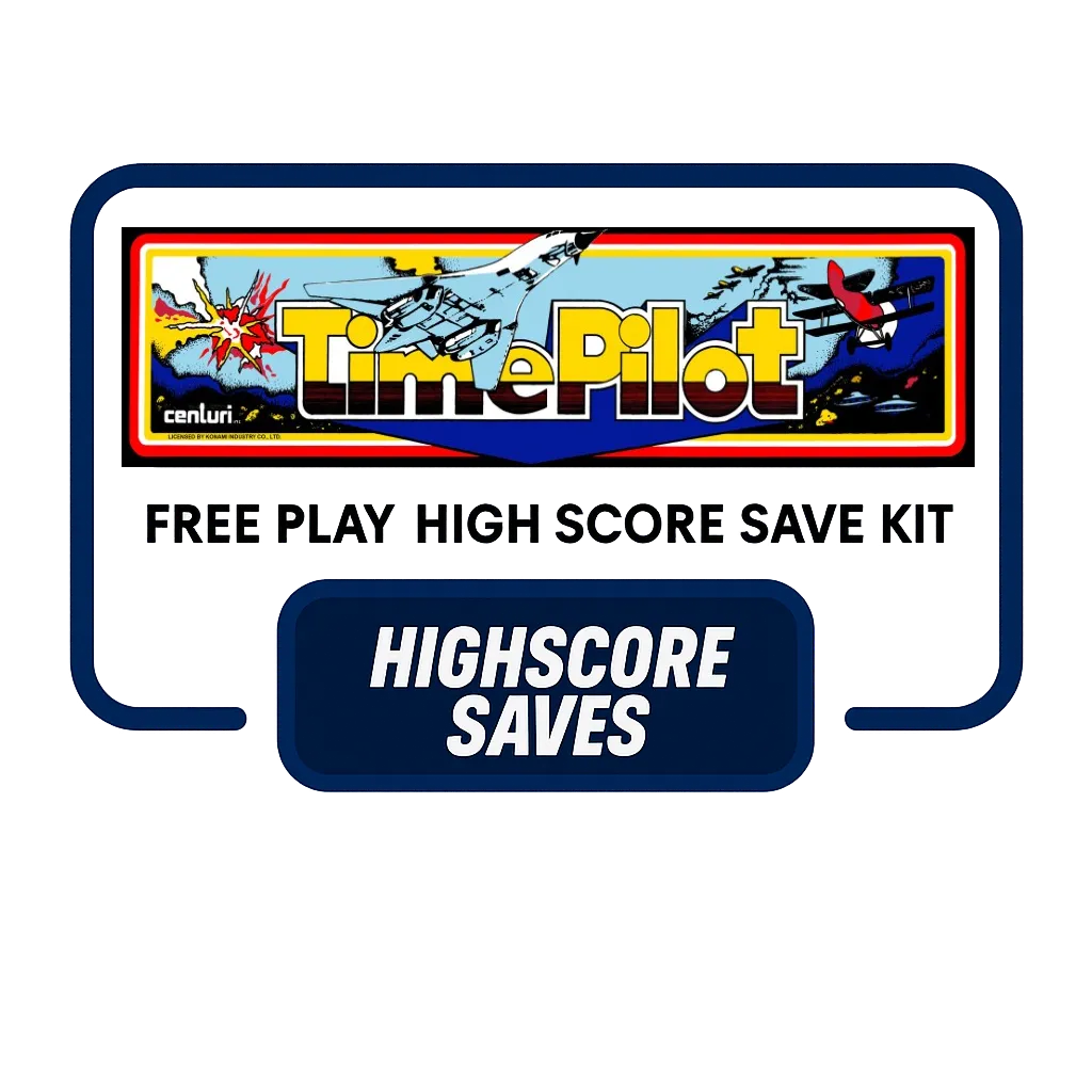 Time Pilot Free Play and High Score Save Kit Time Pilot Free Play and High Score Save Kit