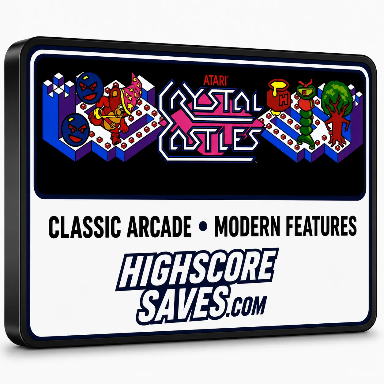 Crystal Castles Free Play and High Score Save Kit