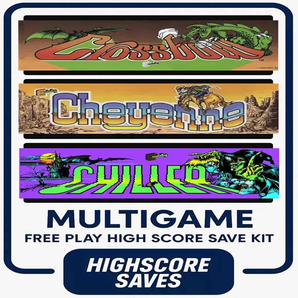 Exidy 440 Multigame Free Play and High Score Save Kit