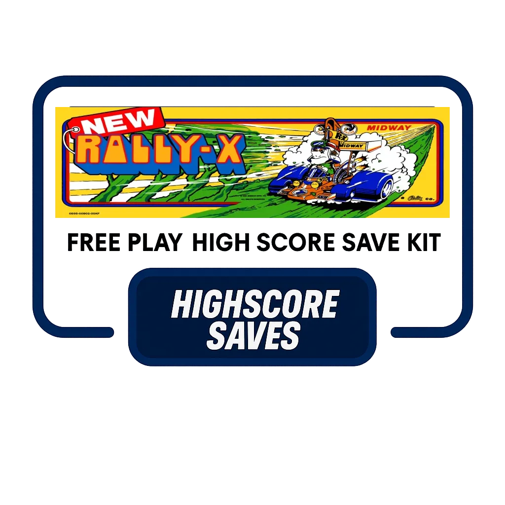 Rally X | New Rally X Lite Free Play and High Score Save Kit Rally X | New Rally X Lite Free Play and High Score Save Kit
