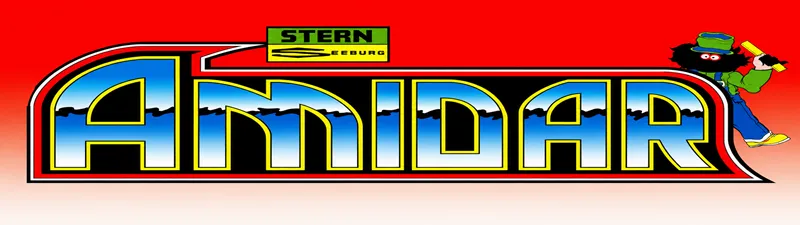 Amidar Free Play and High Score Save Kit for original Konami arcade PCB