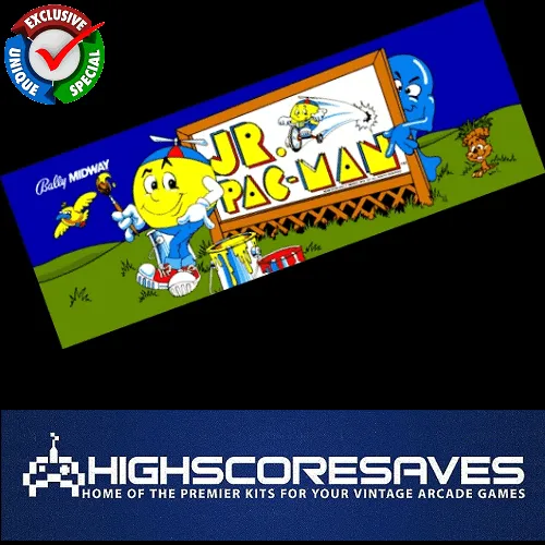 Jr Pacman Free Play and High Score Save Kit Jr Pacman Free Play and High Score Save Kit