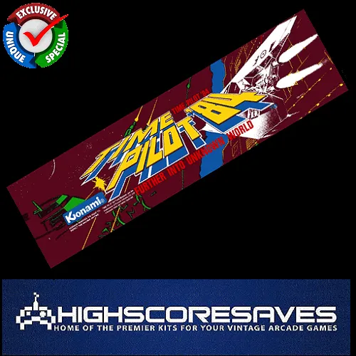 Time Pilot 84 Free Play and High Score Save Kit