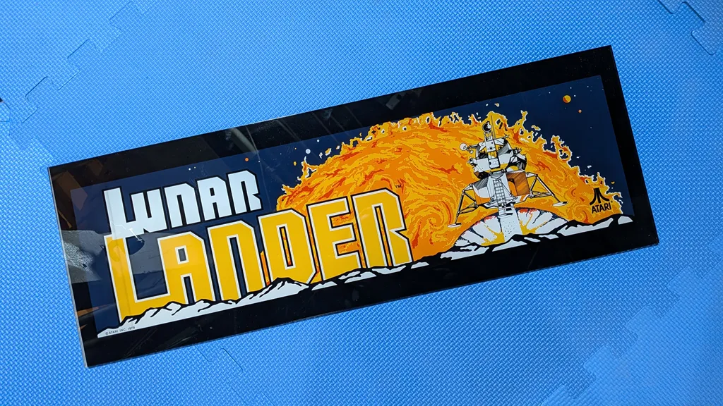 Lunar Lander Reproduction Marquee