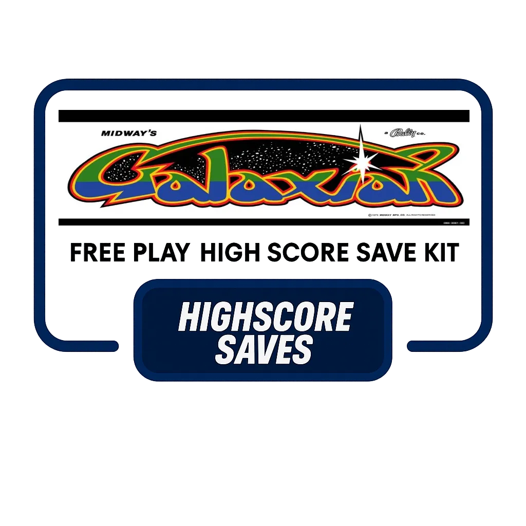 Galaxian Free Play and High Score Save Kit Galaxian Free Play and High Score Save Kit