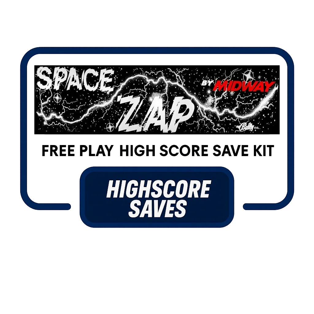 Space Zap Free Play and High Score Save Kit Space Zap Free Play and High Score Save Kit