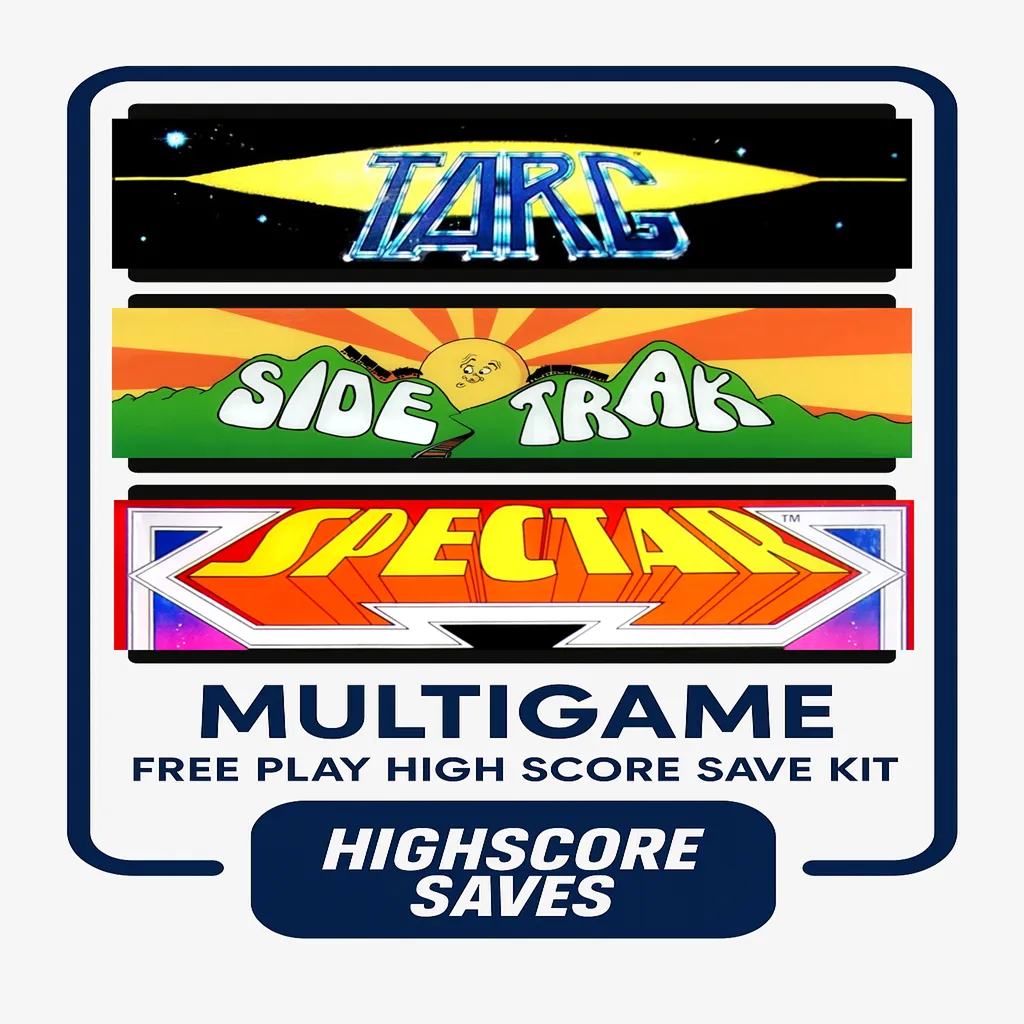 Targ | Spectar | Side Trak Multigame Free Play and High Score Save Kit