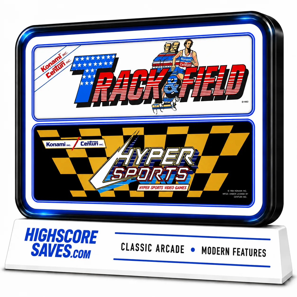 Hyper Sports Multigame Free Play and High Score Save Kit