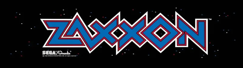 Zaxxon Free Play and High Score Save Kit installation guide marquee