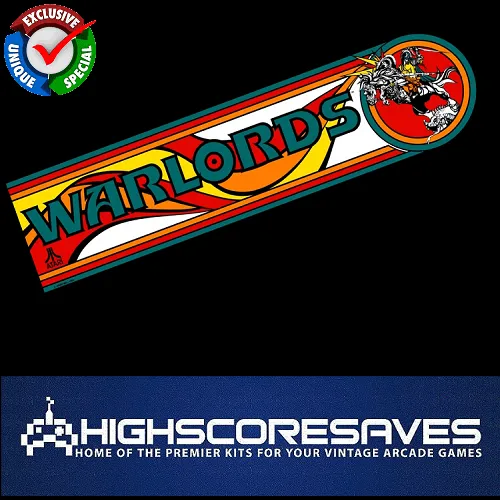 Warlords Free Play and High Score Save Kit Warlords Free Play and High Score Save Kit