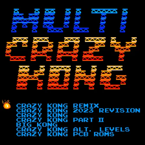 Crazy Kong Remix Multigame Free Play and High Score Save Kit Crazy Kong Remix Multigame Free Play and High Score Save Kit