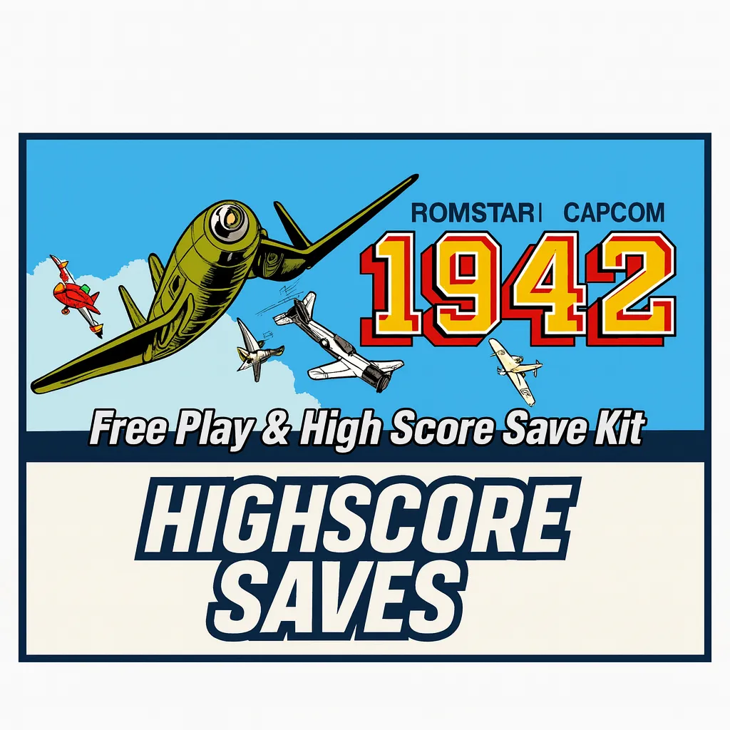 1942 Free Play and High Score Save Kit 1942 Free Play and High Score Save Kit