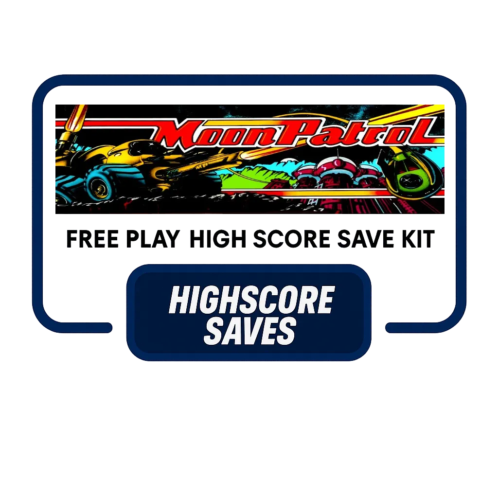 Moon Patrol Free Play and High Score Save Kit Moon Patrol Free Play and High Score Save Kit