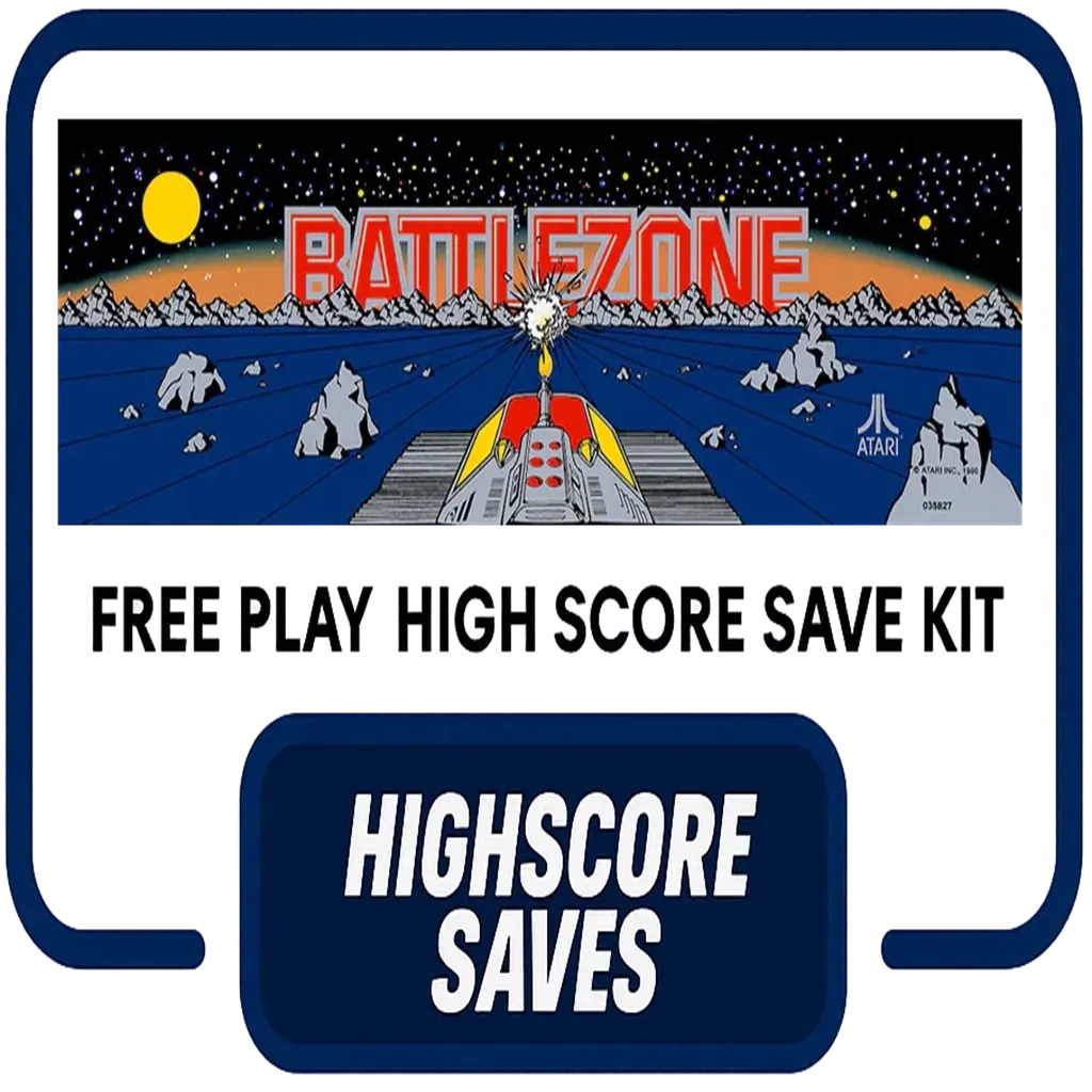 Battlezone Free Play and High Score Save Kit