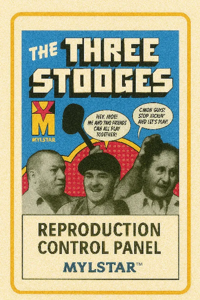 3 Stooges Reproduction Control Panel