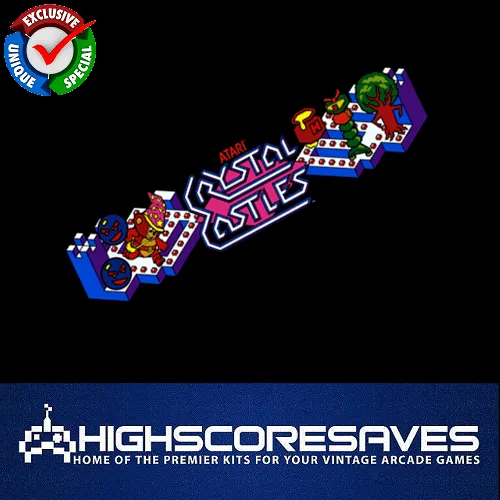 Crystal Castles Free Play and High Score Save Kit Crystal Castles Free Play and High Score Save Kit