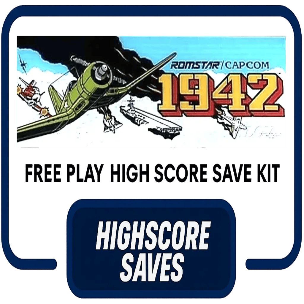 1942 Free Play and High Score Save Kit