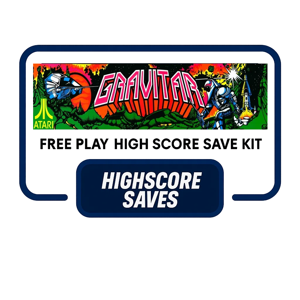 Gravitar Free Play and High Score Save Kit Gravitar Free Play and High Score Save Kit