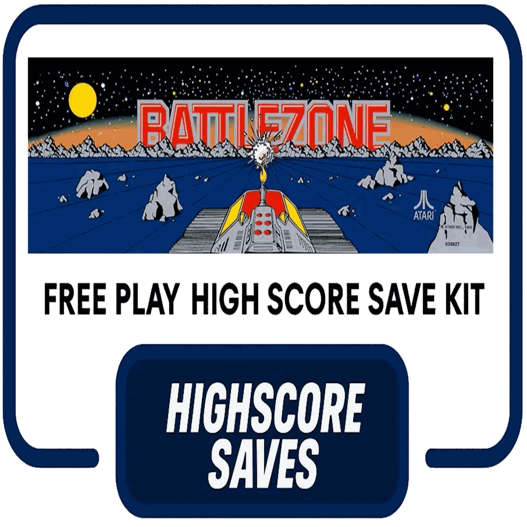 Battlezone Free Play and High Score Save Kit