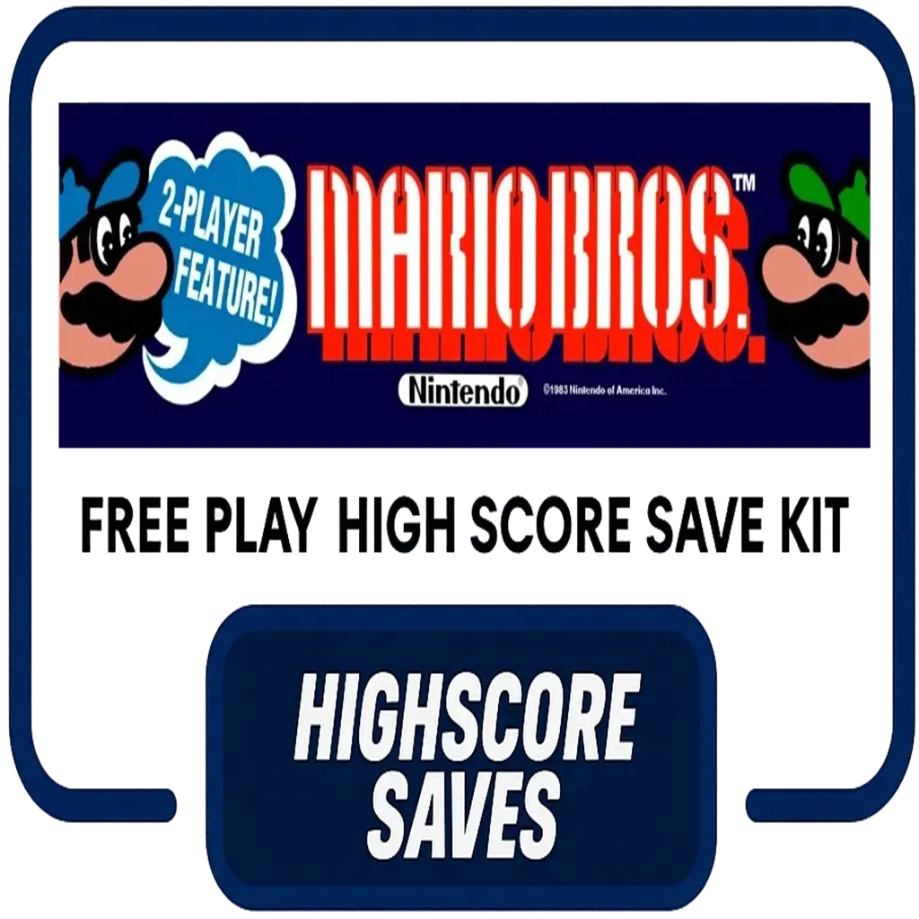 Mario Bros Free Play and High Score Save Kit