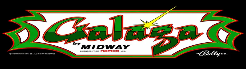 Galaga Free Play and High Score Save Kit installation guide marquee