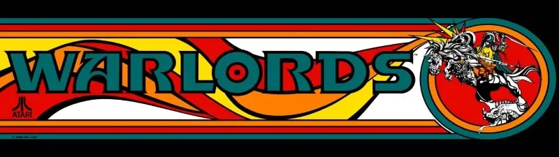 Warlords Free Play and High Score Save Kit installation guide marquee