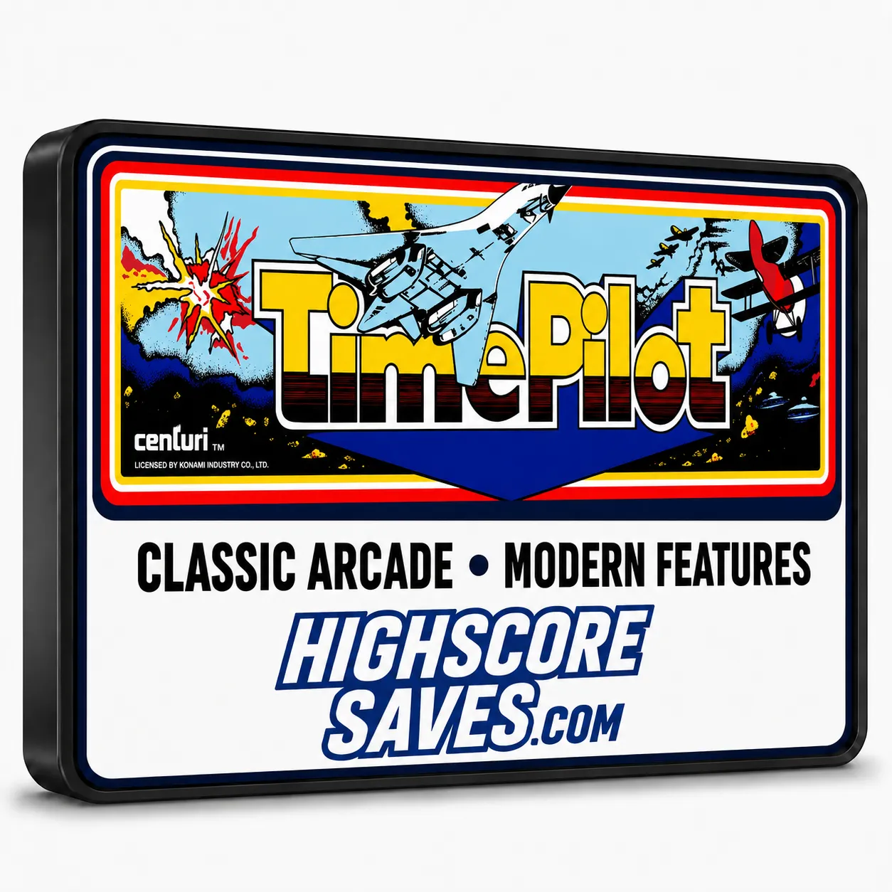 Time Pilot Free Play and High Score Save Kit