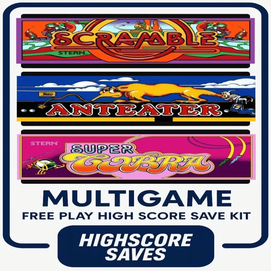 Scramble | Super Cobra Multigame Free Play and High Score Save Kit
