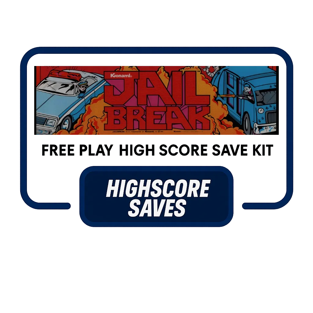 Jail Break Free Play and High Score Save Kit Jail Break Free Play and High Score Save Kit