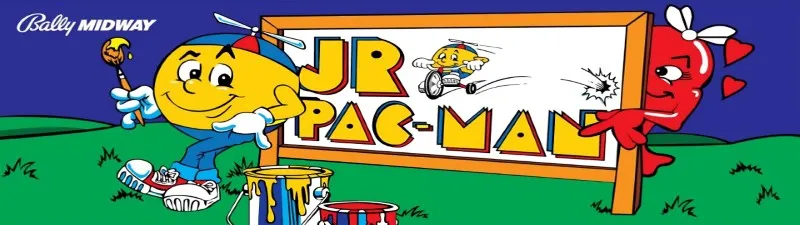 Jr. Pac-Man Free Play and High Score Save Kit for original Bally Midway arcade PCB