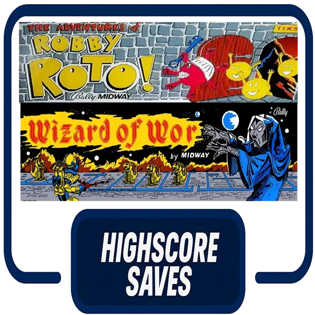 Wizard of Wor | Robby Roto Multigame Free Play and High Score Save Kit