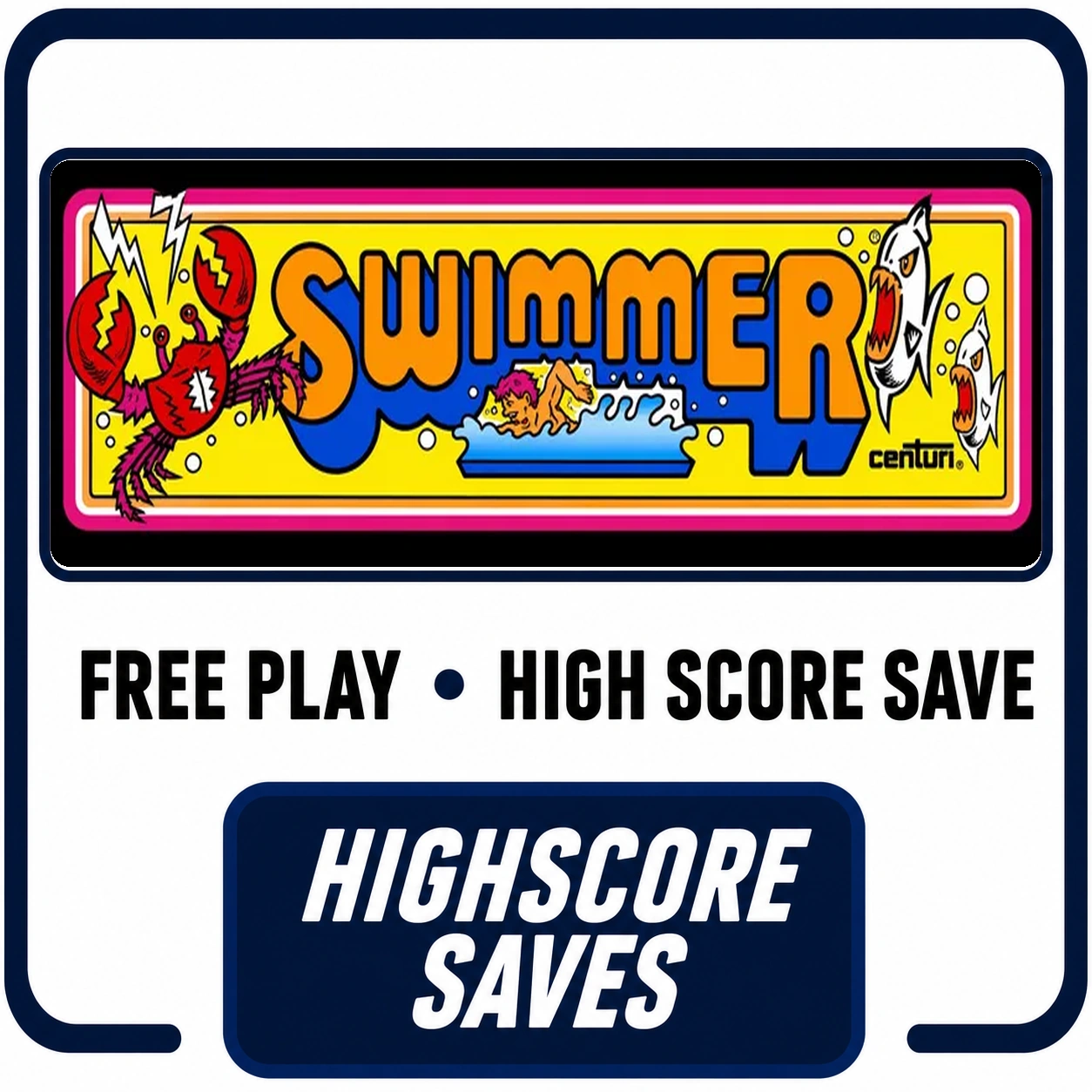 Swimmer Free Play and High Score Save Kit