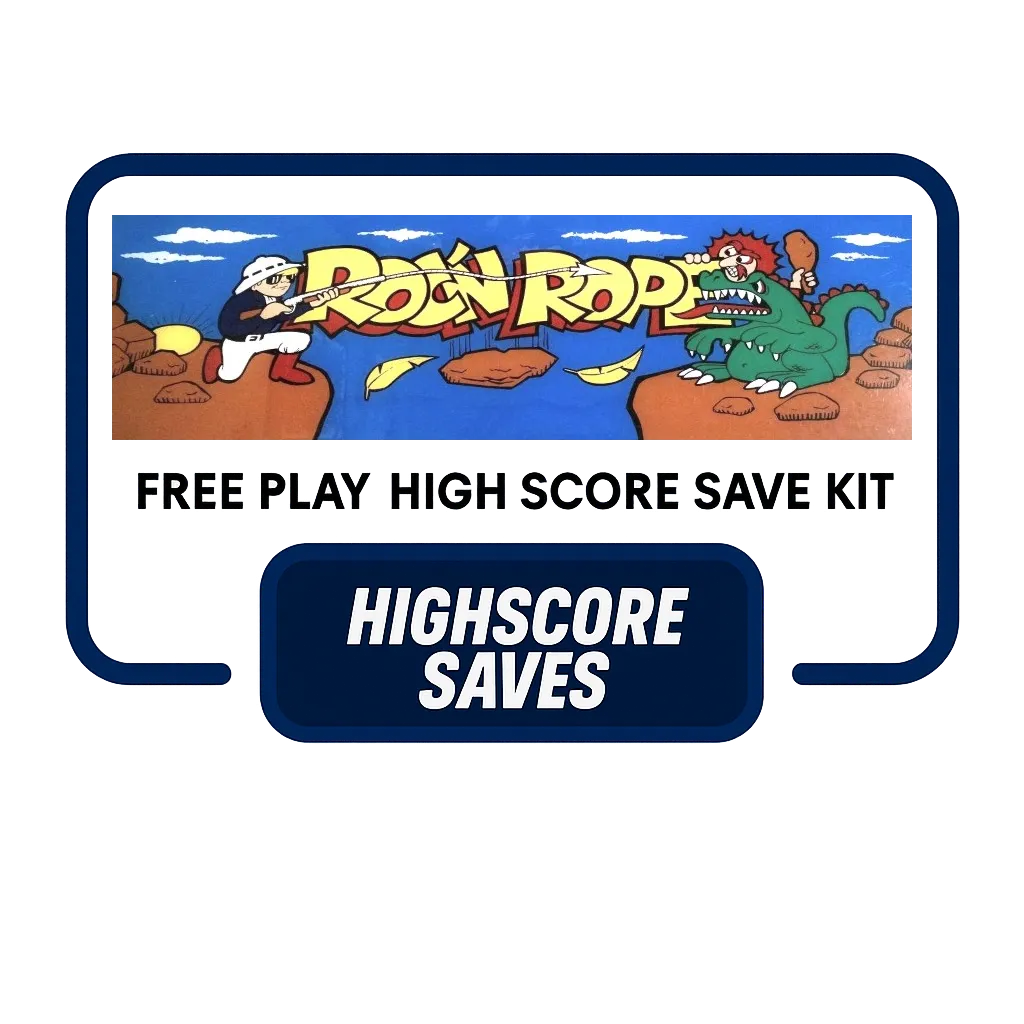 Roc 'n Rope Free Play and High Score Save Kit Roc 'n Rope Free Play and High Score Save Kit