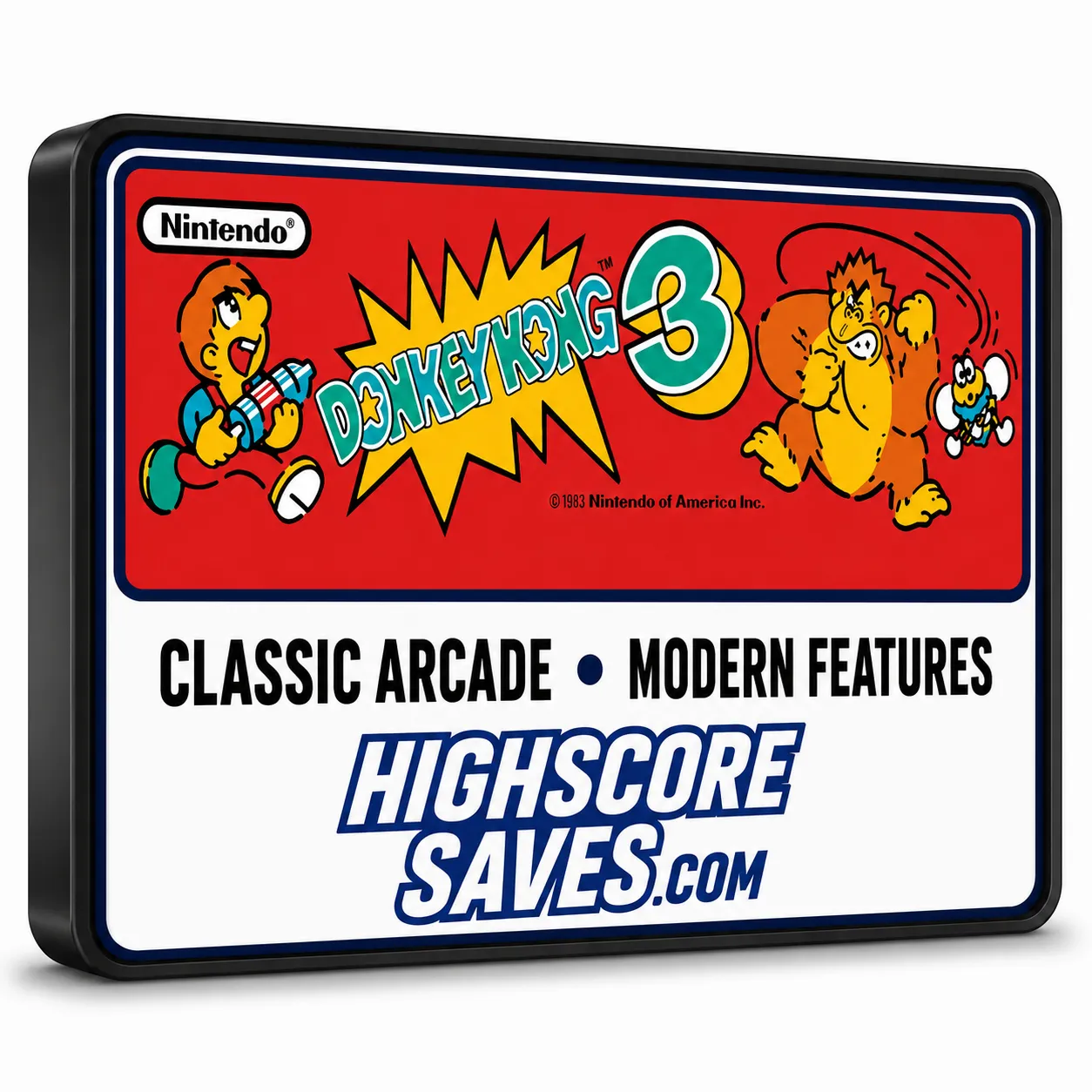 Donkey Kong 3 Free Play and High Score Save Kit