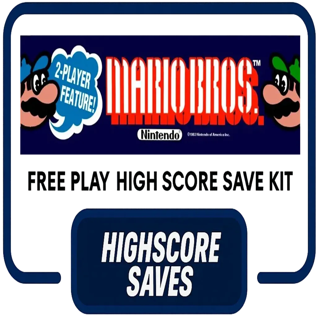 Mario Bros Free Play and High Score Save Kit