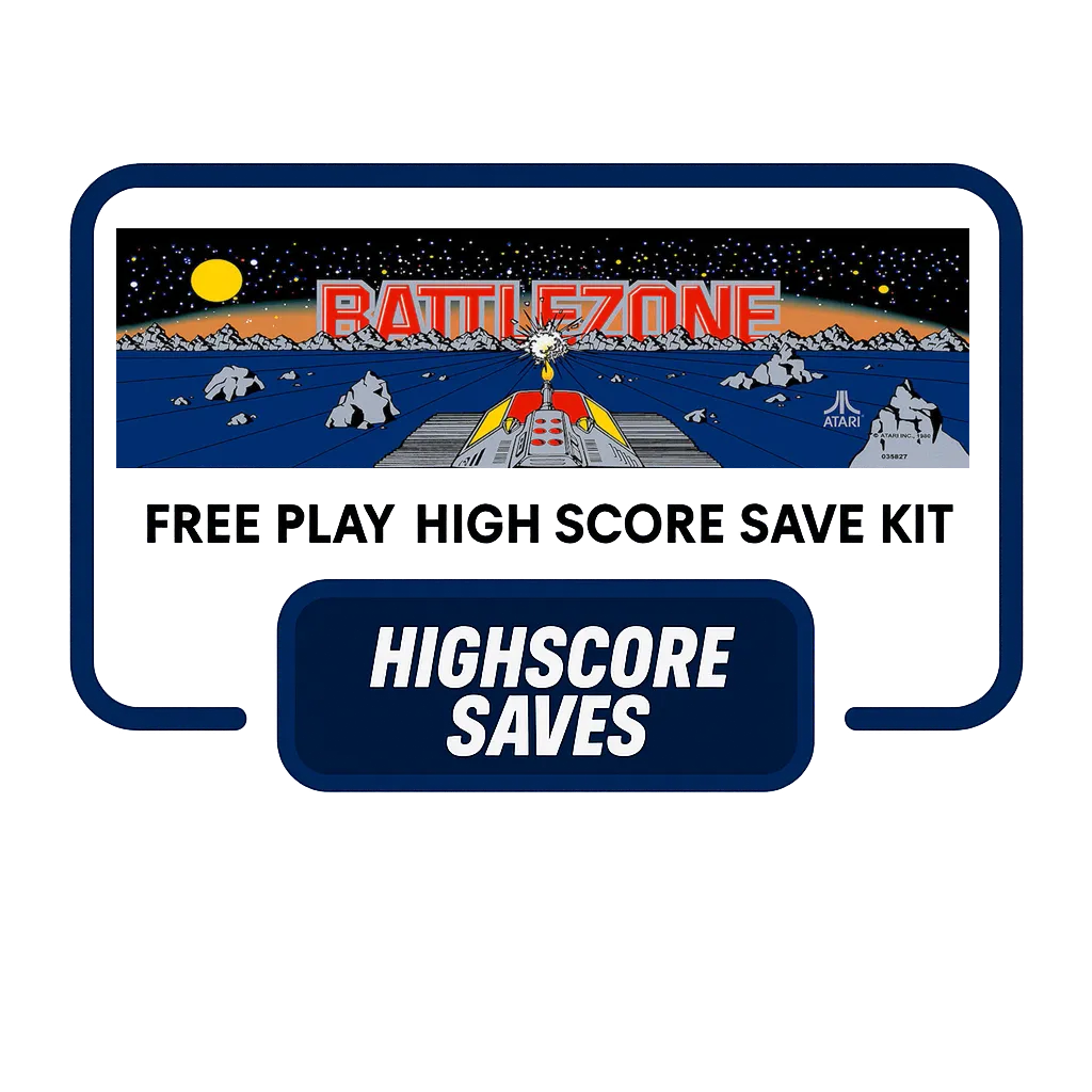 Battlezone Free Play and High Score Save Kit Battlezone Free Play and High Score Save Kit