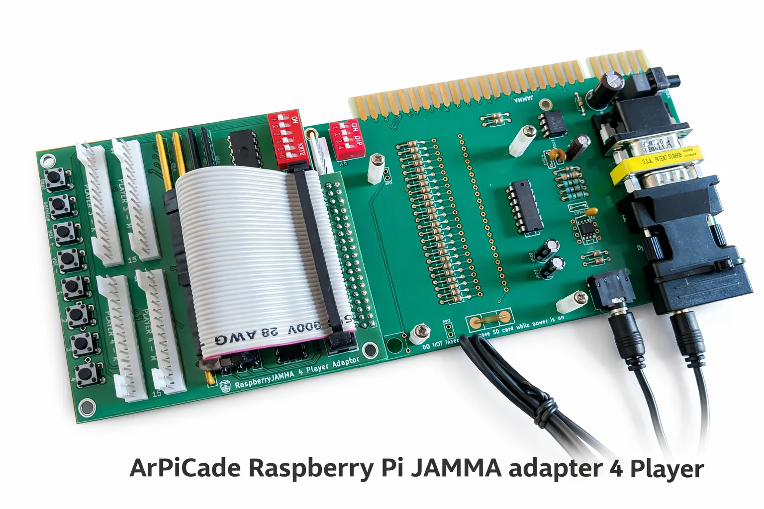 ArPiCade - Raspberry Pi JAMMA Adapter - 4 Player