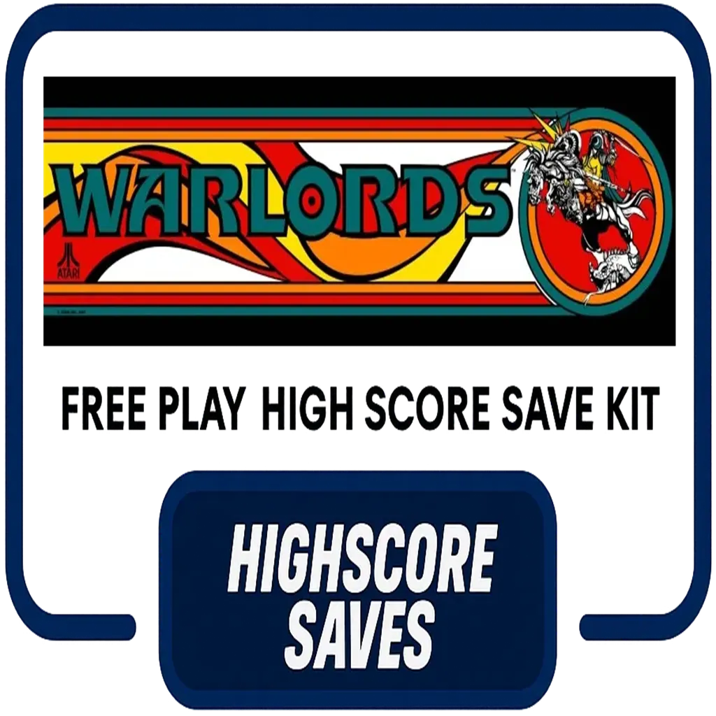 Warlords Free Play and High Score Save Kit