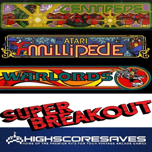 Super Multipede | Centipede | Millipede | Warlords | Super Breakout | Multigame Free Play and High Score Save Kit Super Multipede | Centipede | Millipede | Warlords | Super Breakout | Multigame Free Play and High Score Save Kit